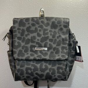 NWT Petunia Picklebottom Boxy Backpack Diaper Bag in Shadow Leopard